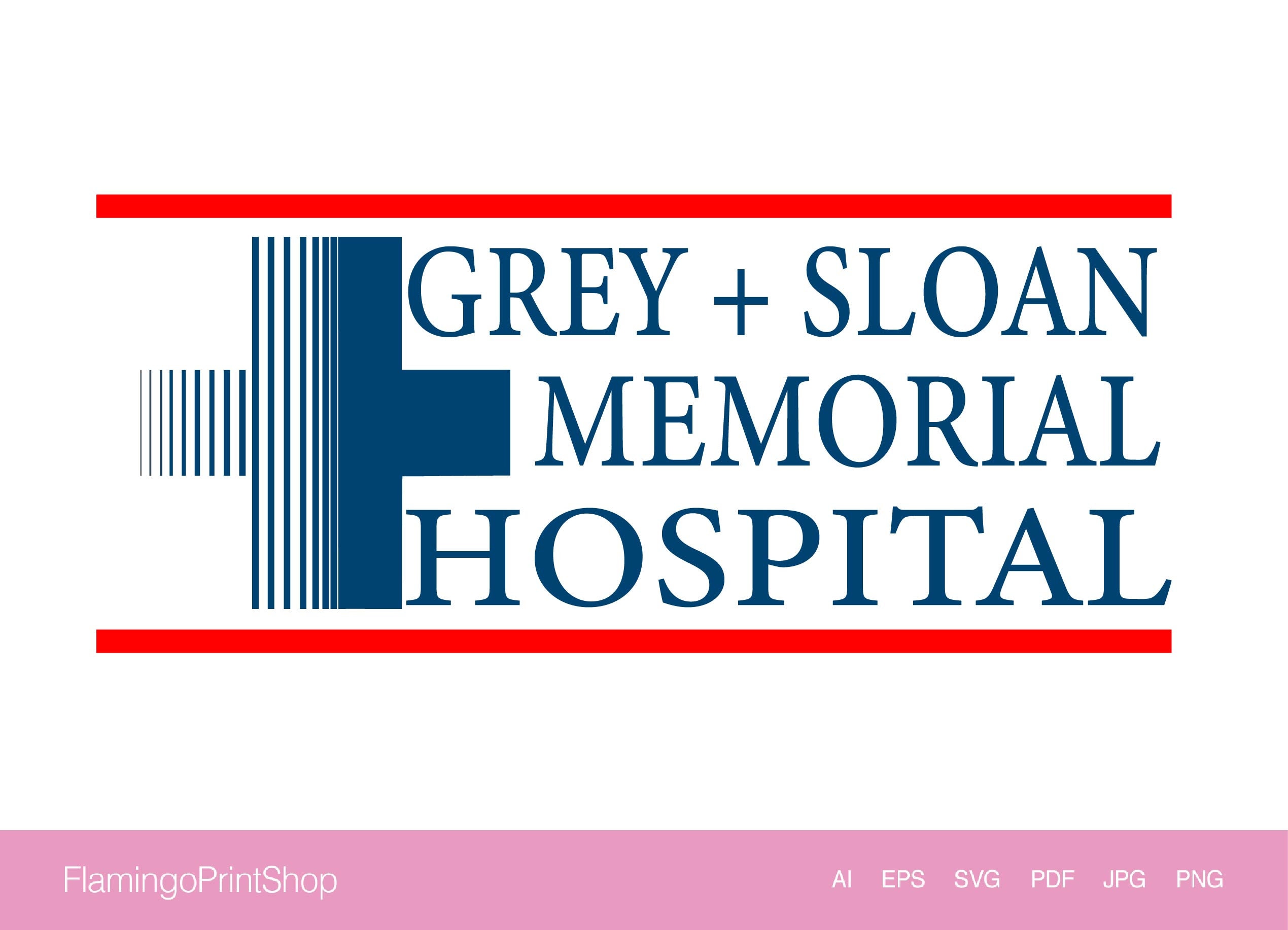 Anatomy Grey Sloan Memorial Hospital Greys Anatomy Logo SVG Etsy