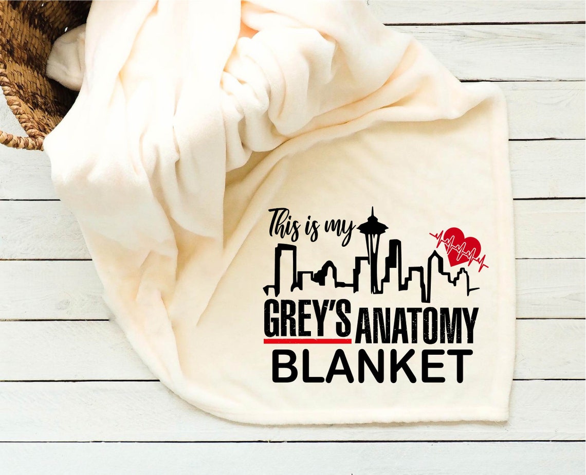 Greys Anatomy Blanket SVG Skyline Logo Printable Design Print Etsy