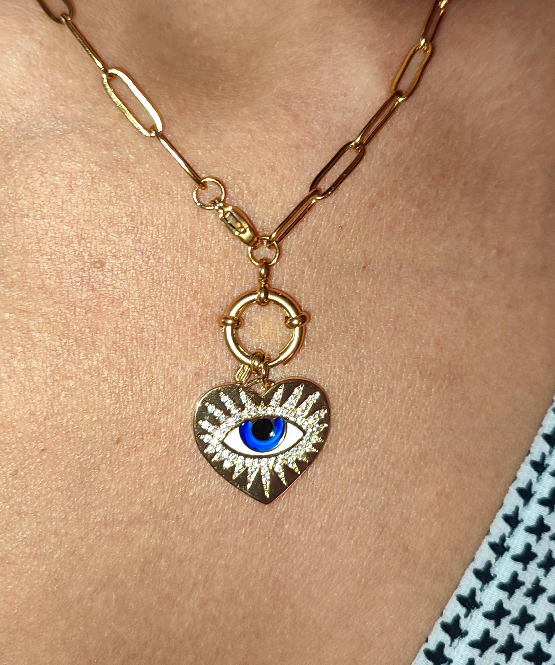 Blaues auge charm - .de