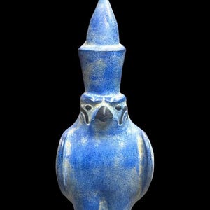 Ancient Egyptian Antiquities Horus Statue – Rare Antique B.C Pharaonic Stone Sculpture – Collectible Antiques Decor