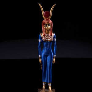 Ancient Egyptian Antiquities Hathor God Statue | Rare Antique Pharaonic Stone B.C Sculpture | Collectible Antiques Decor