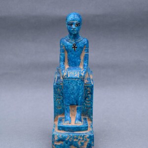 Imhotep Pharaonic Stone Statue – Egyptian Sculpture, Ancient Egyptian God, Handcrafted Stone Art