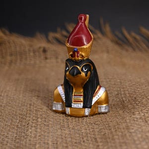 Ancient Egyptian Antiquities Statue of falcon Horus God – Rare Antique Pharaonic Stone B.C Sculpture – Collectible Antiques Decor