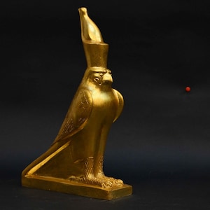 Falcon Horus God Ancient Egyptian Antiquities Statue Rare B.C Antique Pharaonic Stone Antiques Collectible Egypt Sculpture