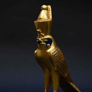 Ancient Egyptian Antiquities Stone Statue — Falcon Horus God Egyptian, Pharaonic B.C