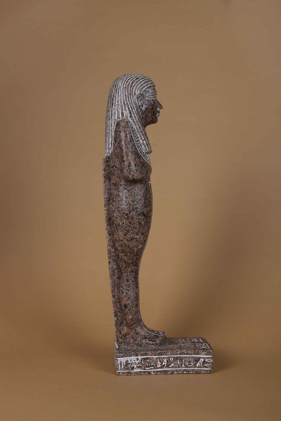 ファラオの彫像 希少な古代エジプトの遺物 石造アンティーク 紀元前