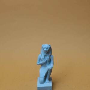 Ancient Pharaonic Stone Sekhmet God Statue | Rare Egyptian Antiquities B.C Antique Sculpture | Ancient Egypt Authentic Antiques