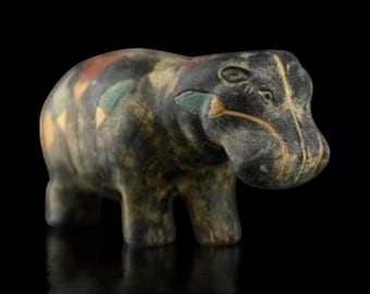 ファラオの彫像 希少な古代エジプトの遺物 石造アンティーク 紀元前