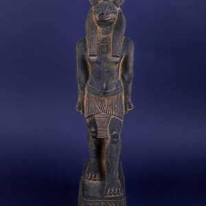 Anubis God Statue Ancient Egyptian Antiquities  | Rare Antique Pharaonic Stone Antiques B.C Collectible Decor