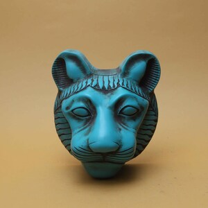 Pharaonic Sekhmet Statue - Handcrafted Stone Egyptian Goddess Sculpture, Ancient Art Decor
