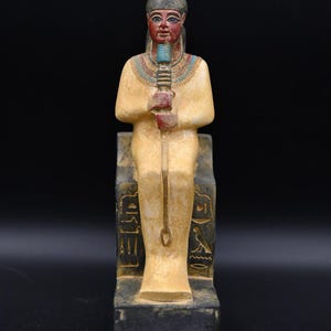 Ancient Egyptian Antiquities Ptah God Statue Rare Antique Pharaonic B.C Stone Antiques Decor – Egyptian Art Sculpture