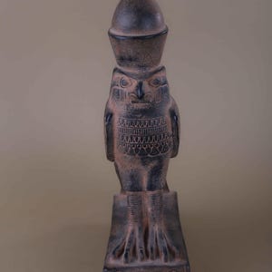 Rare Antique Horus God Statue | Ancient B.C Egyptian Pharaonic Stone Sculpture | Egyptian Antiquities & Antiques Collectible