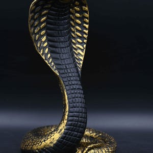 Rare Antique Uraeus Cobra Statue | Ancient Egyptian Antiquities Stone Antiques | Pharaonic B.C Era Collectible Sculpture