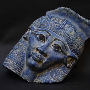 Ancient Egyptian Antiquities Hathor God Statue | Rare Pharaonic B.C Stone Antique | Egyptian Antiques Sculpture