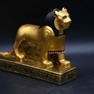 Ancient Pharaonic Stone Sekhmet God Statue | Rare Egyptian Antiquities B.C Antique Sculpture | Ancient Egypt Authentic Antiques