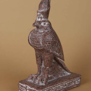 Ancient Egyptian Antiquities Stone Statue — Falcon Horus God Egyptian, Pharaonic B.C