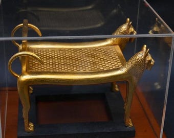 古代エジプトの立方体像彫刻 - 認定博物館複製像 - Etsy 日本