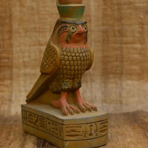 Rare Antique Pharaonic Stone Statue of Horus God – Ancient Egyptian Antiquities Antiques B.C Collectible Artifact