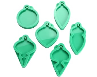 Adornos navideños clásicos, resina para fundición, molde de silicona epoxi, resina epoxi para bricolaje.