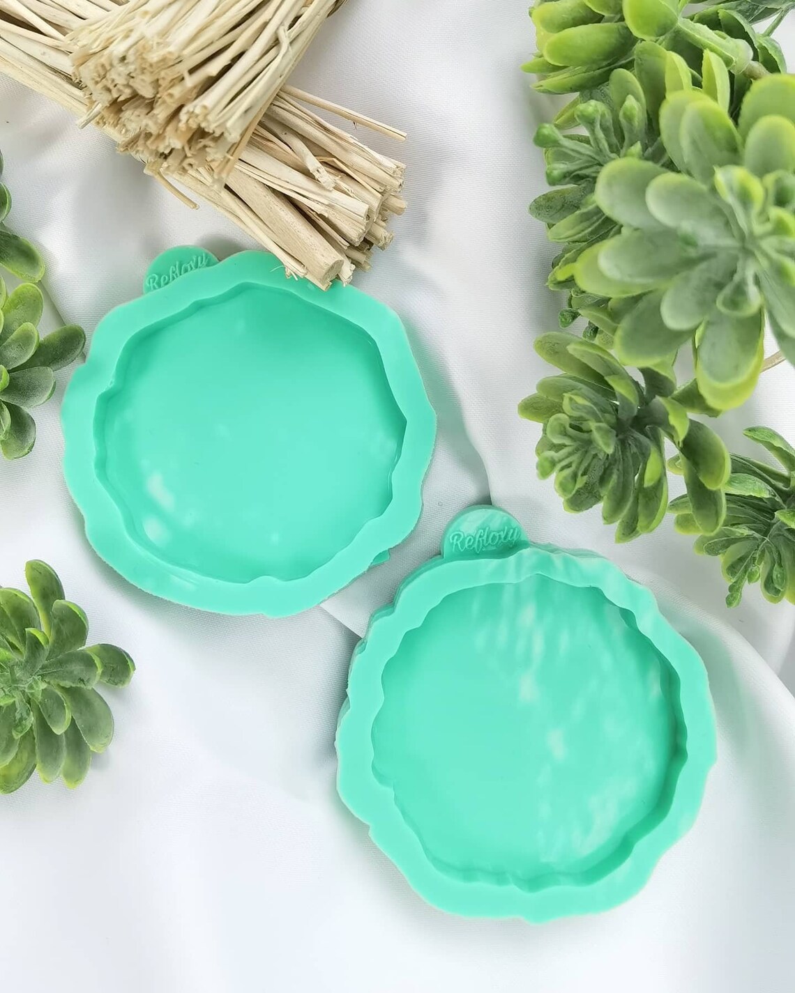 Keychain Napkinsrings Silicone Mold Dimensions 6 X 0.6 Cm Etsy