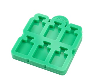 Mini bottle dimensions: 3 x 1.75 x 0.6 cm, key ring, small resin mold, key rings, high-quality molds for resin