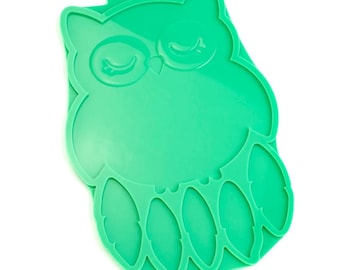 Owl silicone mold – Exclusive collaboration Refloxy x Colorfulsoul.eu – For wall decorations, mobiles & baby shower gifts