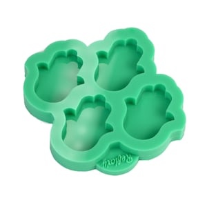 Llavero Mano de Fátima 4,5 x 3,5 x 0,8 cm Molde de Silicona Molde Mano de Fátima Resina Epoxi