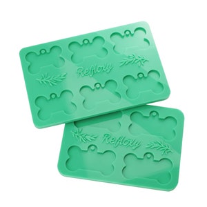 Chaveiro de molde de silicone de osso de cachorro, molde de silicone de osso de cachorro pequeno molde de resina, chaveiros, moldes de alta qualidade para resina