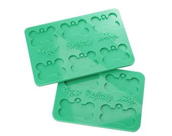 Dog bone silicone mold keychain, dog bone silicone mold small resin mold, key rings, high quality molds for resin