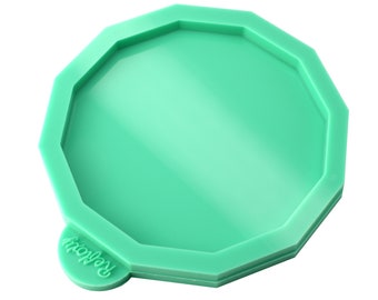 Dodecagon Silicone Mold 11 x 11 x 0.8cm Coasters Coaster Resin Casting Molds - Silicone Epoxy Mold DIY Craft Mold / Mold