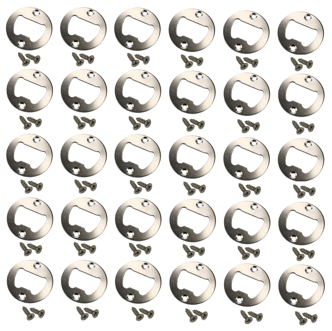 Pack of 30 Bottle Opener Blanks Inserts Screws and Etsy UK