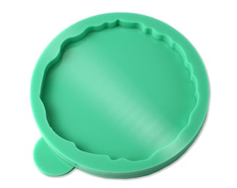 Coaster Type2 Dimensions: Ø11 x 0.6-0.8 cm Irregular Pattern Coasters Resin Casting Molds - Silicone Epoxy Mold DIY Craft Mold / Mold