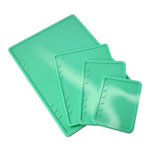 Moule en Silicone pour carnet de notes A4 A5 A6 A7, moule à anneaux, housse, bricolage, moule en résine A4 A5 A6 A7