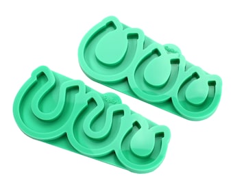 Horseshoe - Large Cute resin mold for small pendants, key rings High-quality silicone mold for resin