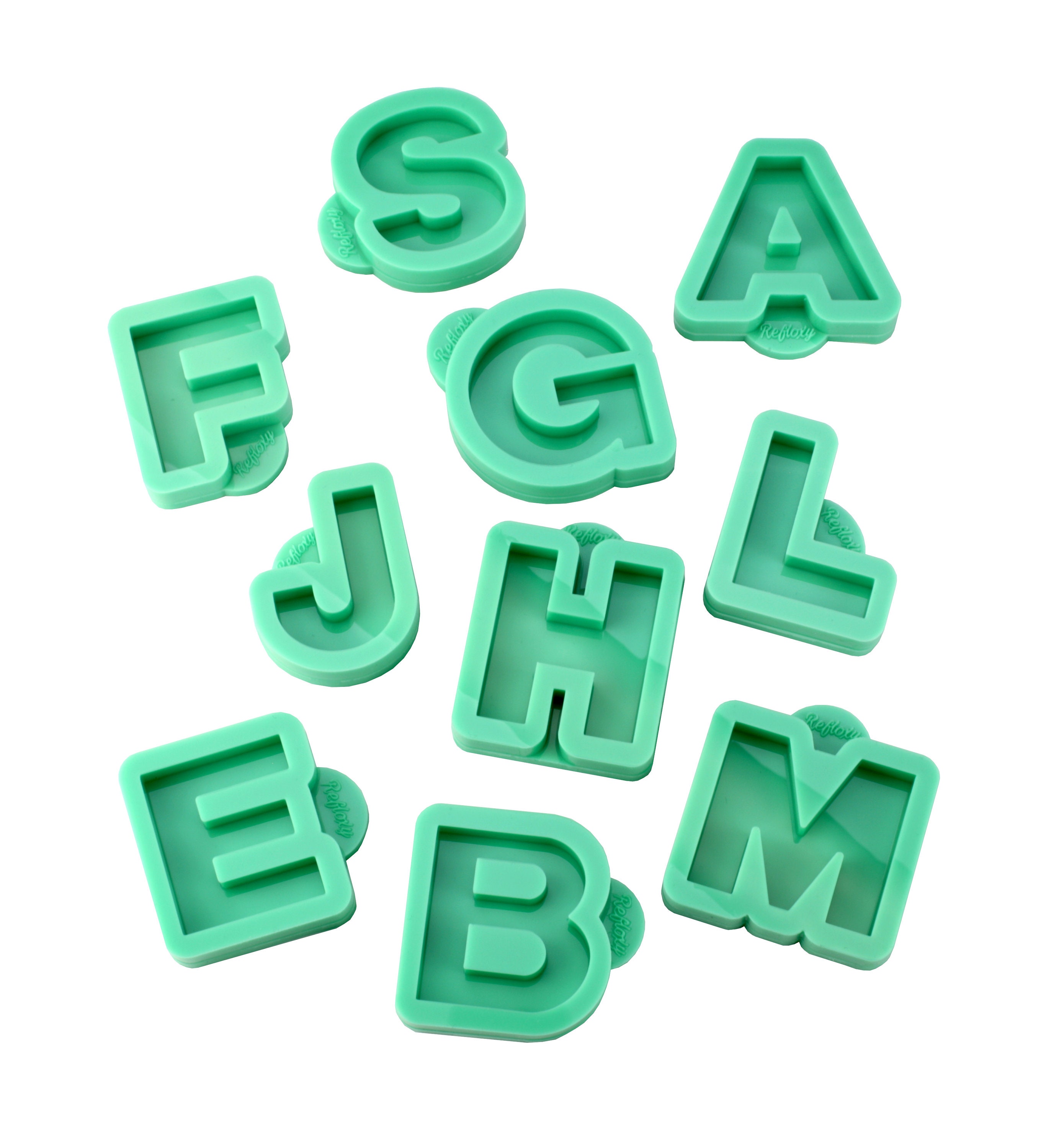 Szecl Silicone Alphabet Resin Molds Kit Capital Letter Number for Resin  Casting AZ 0-9 3D Alphabet Epoxy Resin Mold DIY Crystal Jewelry Keychain