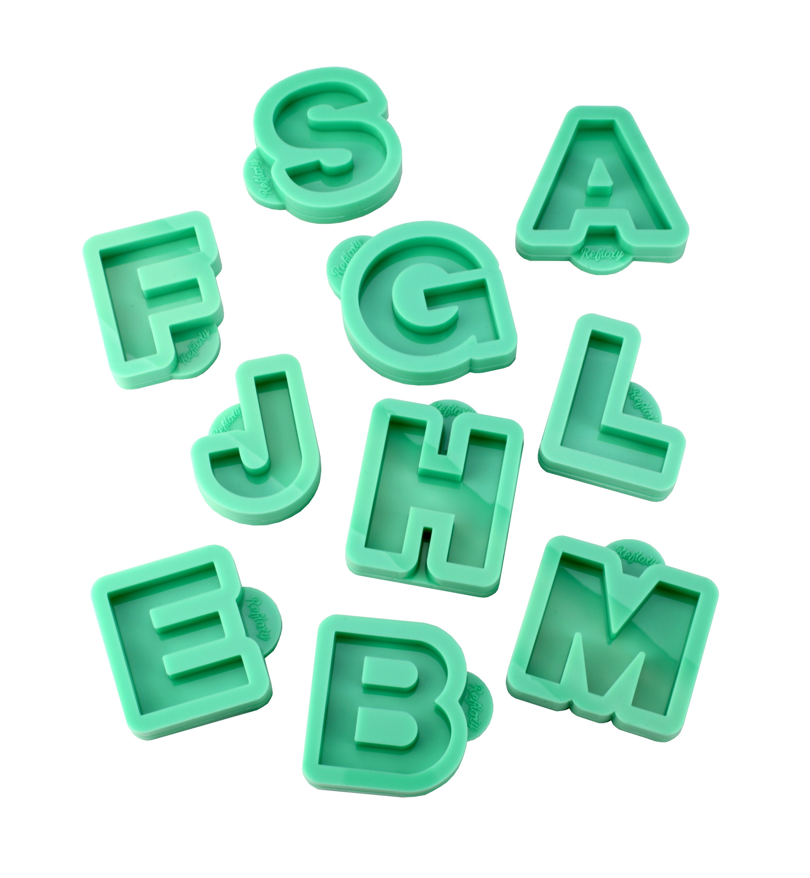 White Silicon Resin Cursive Alphabet Mold at Rs 220/piece in Vasai