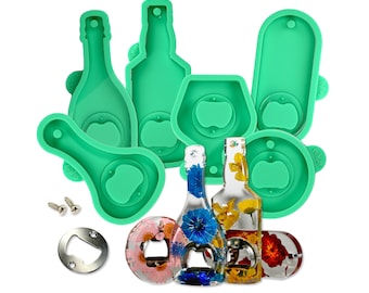 Bottle opener silicone mold casting mold resin beer opener epoxy resin molds