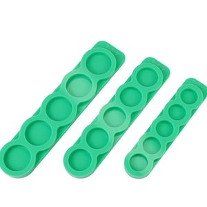 Cylinder Round Ø20, 25, 30 mm Keychain Necklace Bracelet Gulp Set Molds small , Key rings, High quality silicone mold for resin