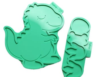 DINO silicone mold – Exclusive collaboration Refloxy x Colorfulsoul.eu – For wall decorations, mobiles & baby shower gifts
