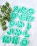 Alphabet Letter Shapes A-Z Silicone Mold Handmade Resin Silicone Mold Jewelry 