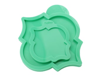 Silikonform för kakel, 2 storlekar, hartsgjutformar - silikon epoxiform, gör-det-själv-hantverksform / form