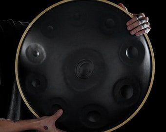 Musical instrument 10 Notes Handpan D Minor|Gift for him|Handpan drum| Engraving available