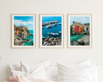 Cinque Terre, Italy • Set of 3 | Digital Prints