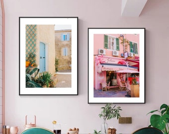 Charming French Town • Set of 2 | Digital Prints