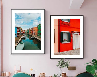 Burano, Venice, Italy • Set of 2 | Digital Prints
