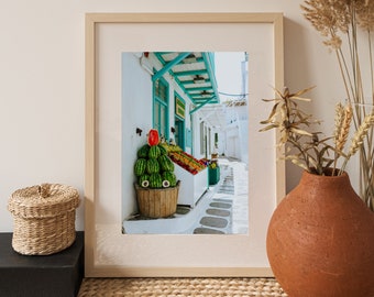 Mykonos, Greece • Fruit Stand | Digital Print