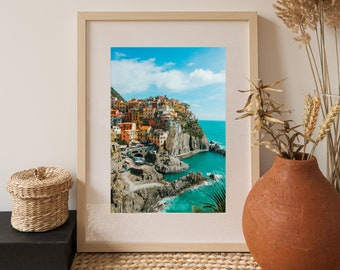 Cinque Terre, Italy • Town of Manarola | Digital Print
