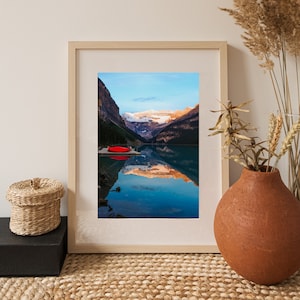 Alberta, Canada • Lake Louise at Sunrise in Banff National Park | Digital Print