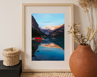 Alberta, Canada • Lake Louise at Sunrise in Banff National Park | Digital Print