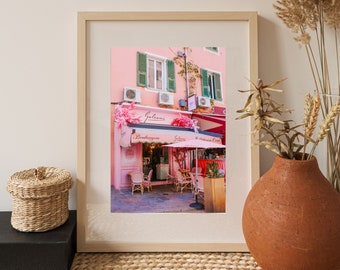Ajaccio, France • Pink Cafe | Digital Print
